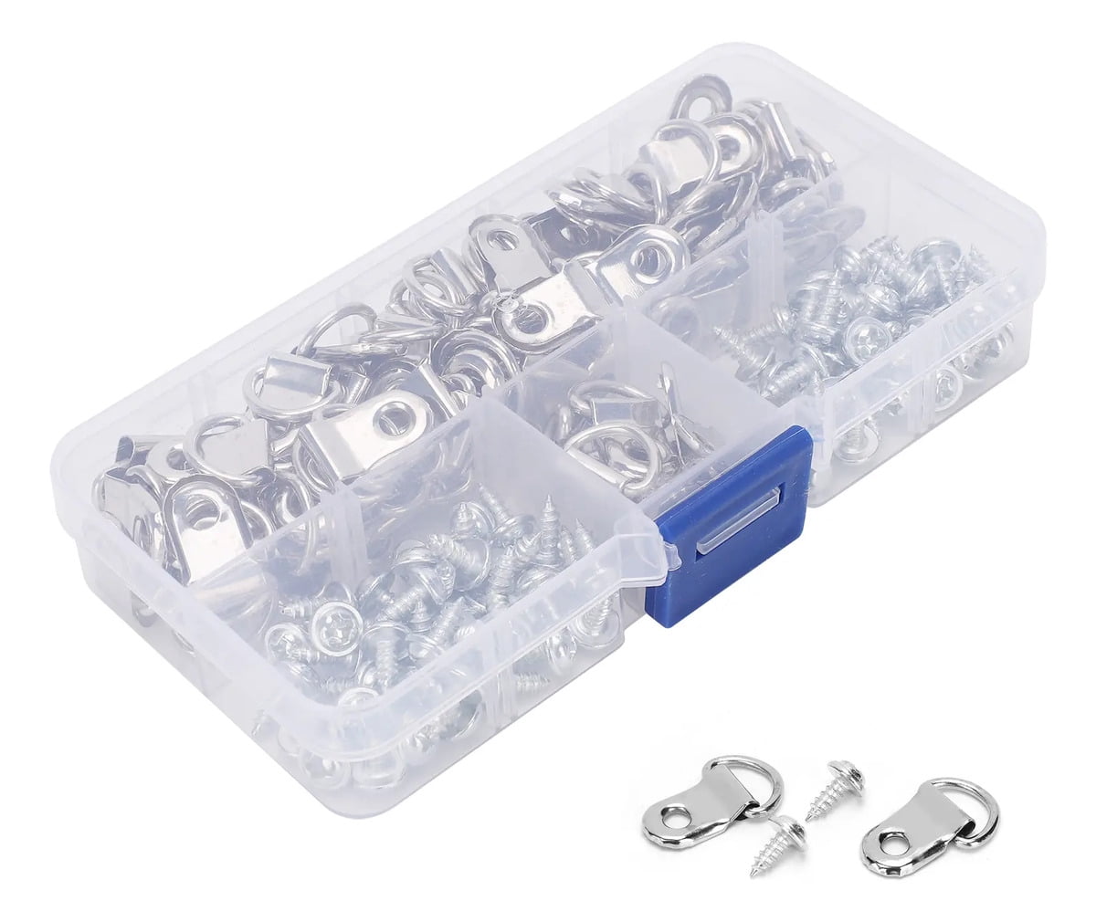 Screws for hanging picture frames, 80 pieces, set D, hook