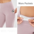 thumbnail image 5 of BALEAF Women's Fleece Lined Leggings, High Waisted Light Purple XL, 5 of 6