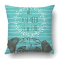 thumbnail image 1 of BSDHOME Housse de Coussin "All you need is a pug" 18x18 Pouces, 1 of 2