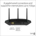 thumbnail image 4 of Router WiFi 6 NETGEAR Nighthawk RAX36 AX3000 de 3 Gbps, 4 of 7