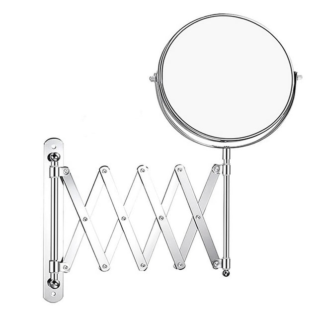 Meuble-Lavabo Mural Pliable Double Extensible pour Salle de Bain, Hôtel et Habillage Sans Détails SKU