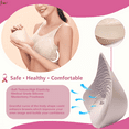 thumbnail image 3 of BIMEI Artificial Symmetrical Breast Form Post Mastectomy Breast Prosthesis Spiral Shape Breasts Only One Piece,Left,2, 3 of 9