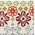 thumbnail image 3 of Safavieh Wyndham Collection WYD319A Handmade Ivory and Multi Wool Square Area Rug, 5 feet Square (5' Square), 3 of 3