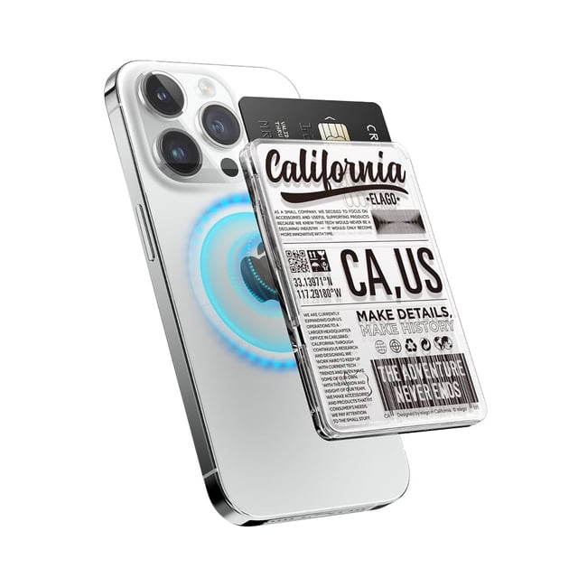 Tarjetero magnético Elago Clear para iPhone 12/13/14/15/16