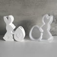 thumbnail image 4 of QIXI Candlestick Holders Easter Bunny Candle Holder Silicone Mold B Table Decor Off Promotions!, 4 of 9