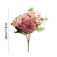 thumbnail image 3 of Crisantemos artificiales para decoración de bodas, 30 cm, flores artificiales de plástico para centros de mesa en la sala de estar, arreglos florales artificiales para cocina, oficina, dormitorio,, 3 of 6