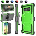 thumbnail image 1 of Galaxy Note 8 / S9 Plus / S9 Cases Cover, Galaxy S9 Holster Belt, Heavy Duty Protection Full-body Rugged with Kickstand + Holster Belt Clip Carrying Armor Case Shell, 1 of 4