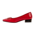 thumbnail image 3 of Ninety Union Dove Metallic Heel And Buckle Flat, Red, 11, 3 of 5