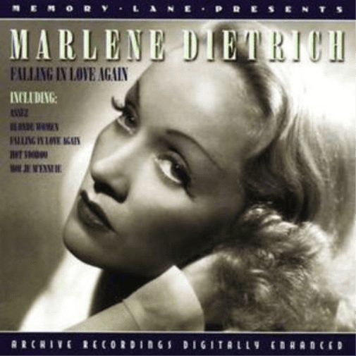 Marlene Dietrich Falling in Love Again (CD) Album