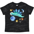 thumbnail image 3 of Inktastic Stegosaurus Space Dinosaur with Stars and Planet Boys or Girls Toddler T-Shirt, 3 of 5
