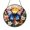Acrylic 3.5 Inch, variant on Sunset Butterfly Flowers Stained Glass Window Suncatcher, Spring Home Accent