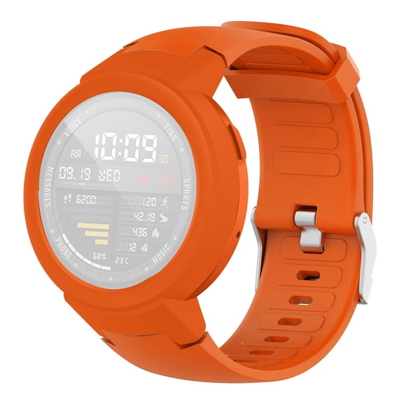 TopLLC Silicone Watch Band Strap+TPU Case For Amazfit Youth Watch