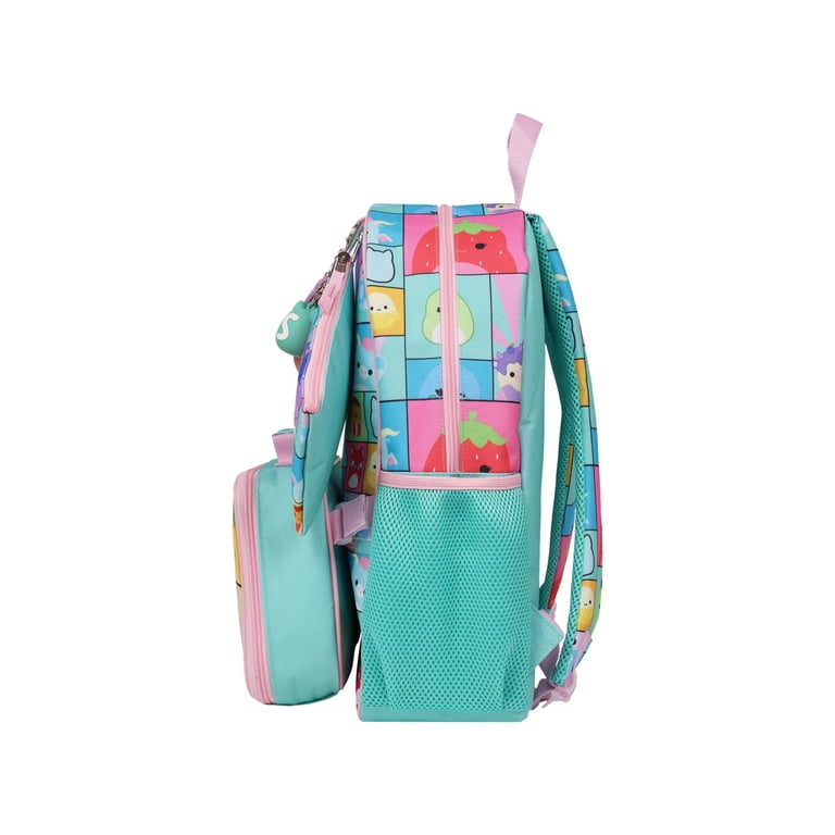 Squishmallow 5-Piece Backpack Set with Lunch Bag, Blue photo 5