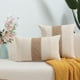 thumbnail image 5 of Funda de almohada con borlas de algodón y lino, funda de cojín para sofá, almohada de noche, almohada de cintura, 5 of 6