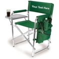 thumbnail image 1 of Personalized Embroidered Sports Director Chair with Side Table and Storage Pockets by Picnic Time - Hunter Green, 1 of 1