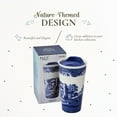 thumbnail image 3 of Spode Blue Italian Travel Mug, Made of Porcelain, Travel Tumbler for Coffee and Tea, Hot Water Cup, Dishwasher and Microwave Safe (12 oz), 3 of 7