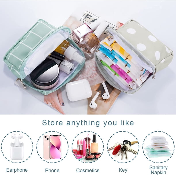 Sac De Rangement En Coton 2 Pièces Pour Serviettes Hygiéniques  Points Fei Yu 78978260