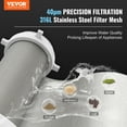 thumbnail image 2 of VEVOR Spin Down Filter, 40 Micron Whole House Sediment Filter for Well Water, 3/4" MNPT, 4 T/H High Flow Rate, for Whole House Water Filtration Systems, Well Water Sediment Filter, 2 of 9