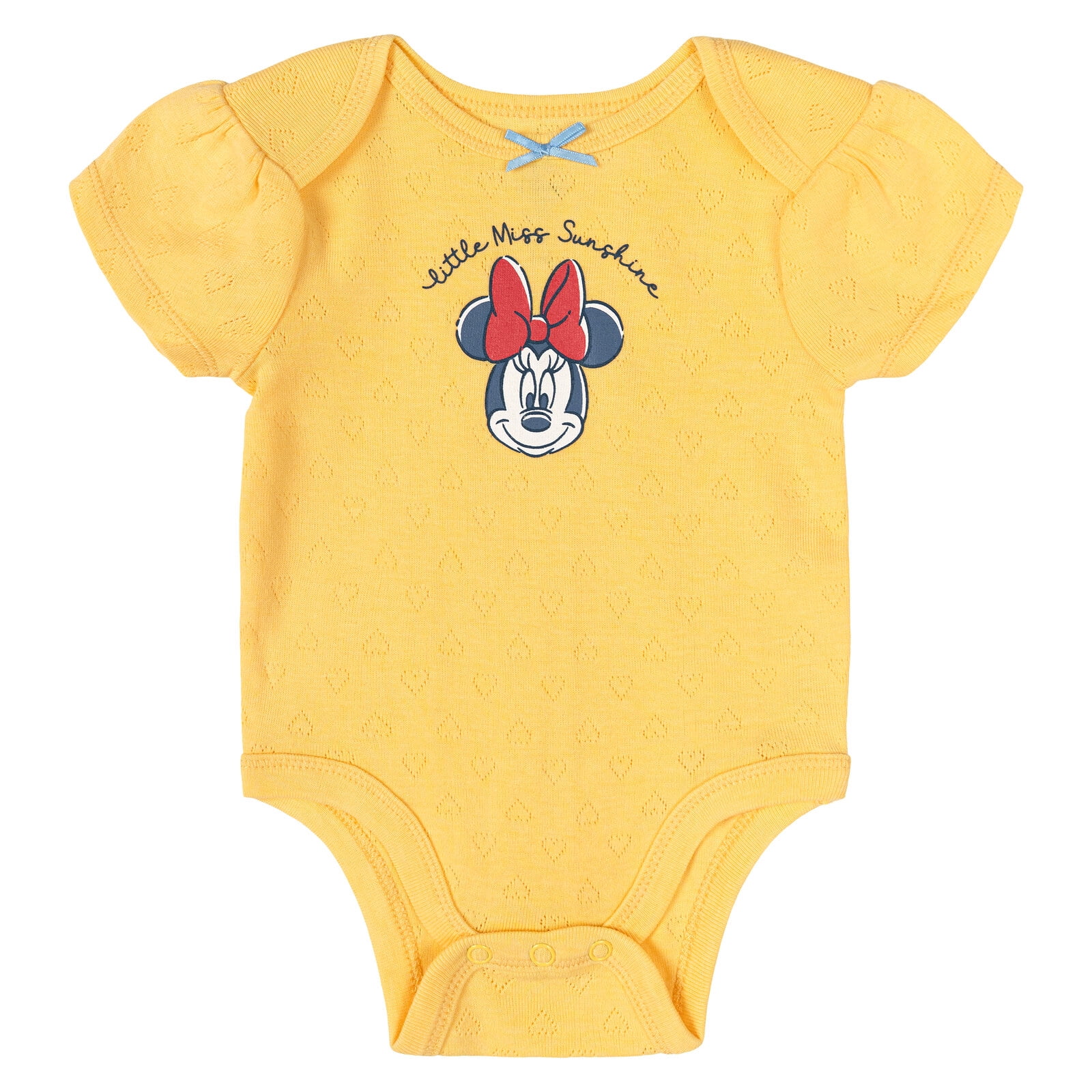 Disney Minnie Mouse 5 Pack Ribbed Bodysuits Gingham Newborn to Infant