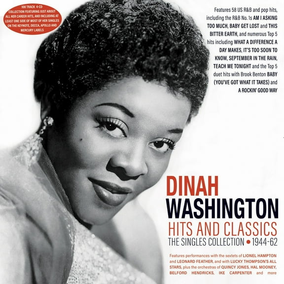 Dinah Washington - Hits And Classics: The Singles Collection 1944-62 - Music & Performance - CD
