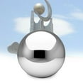 thumbnail image 3 of Steel Hollow Viewing Ball Mirror Polished Sphere For Home Garden, 3 of 8