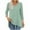 Green, variant on Aobny Tunic Women's Tops Long Shirt Green Blouses 3/4 Sleeve V-Neck Pullover Classy Tops for Women,XXL