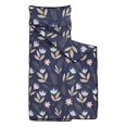 thumbnail image 2 of Pioneer Flower Floral Print Pattern Toddler Nap Mat for Teens Preschool Daycare, Teens Sleeping Mat Bag, Toddler Sleeping Bag with Pillow, 2 of 6