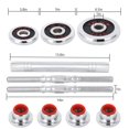 thumbnail image 2 of Adjustable Dumbbells Barbell Fitness Barbell Set Muscle Strength Equipment,44lbs/20kg, 2 of 7