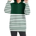 thumbnail image 5 of GigrtiJin Children's Casual Striped Hooded Sweatshirt Long Sleeve Oversized Pullover Top Color Block Casual Fall Hoodies, 5 of 6