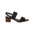 thumbnail image 5 of Melrose Ave Women's Faux Leather Two Strap Block Heel Sandals, 5 of 6