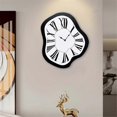 thumbnail image 4 of S Twisted Clock, INS Style Wall Clock, Silent Wall Clock, Simple Clock for Decorating Living Room, 4 of 5