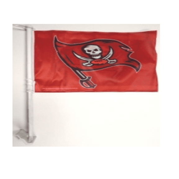 Tampa bay Buccaneers Heavy Duty Single Sided Car Flag