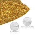 thumbnail image 5 of Salouo Gold Glitter Pattern Pillow Cases,1PC Pillow Covers with Envelope Closure Decorative Pillow Case for Bed Couch,Pillows Not Included-16"x24", 5 of 6