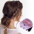 thumbnail image 2 of Unique Bargains 1 Pc Fashion Animal Pattern Hair Clips Hairdo Clip Purple, 2 of 5
