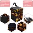 thumbnail image 2 of Thanksgiving Oak Foldable Car Trash Bin with Lid and Leak-Proof Mini Trash Can - Hanging Storage Bag for Car Garbage Can, 2 of 6