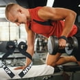 thumbnail image 1 of Fiudx Muñequeras para Levantamiento de Pesas, Correas de Gimnasio de Soporte Potente, Diseño Reforzado para Hombres y Mujeres, Comodidad Ajustable, Versátiles para Entrenamiento de Fuerza, Ligeras y, 1 of 4