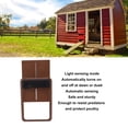thumbnail image 3 of Solar Powered Chicken Door, Professional Light Sensor Chicken Coops Doors Timer Solar Powered Opener Automatic Chicken Coop Door for Poultry Chicken Ducks, 3 of 7