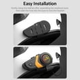 thumbnail image 2 of Mistaha LX3 Motorcycle Bluetooth Headphone Helmet Headset Bluetooth5.0 Chip CVC Intelligent Noise Reduction Clear Call, 2 of 8