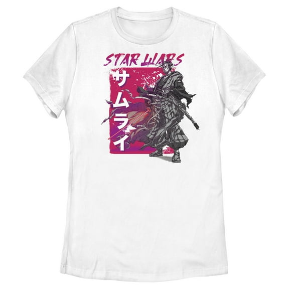 Women's Star Wars: Visions Samurai Graphic Tee White 2X Large