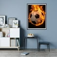 thumbnail image 7 of Diamond Art Kit for Adults, Soccer Ball Flames Dynamic Motion Diamond Painting for Adults Beginners, 5D DIY Diamond Art Painting Kits, Colorful Diamond Painting Craft for Home Decor 12x16, 7 of 7