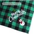 thumbnail image 4 of Paquete de 2 pañuelos navideños para perros, pañuelos navideños a cuadros para perros grandes y medianos, accesorios de ropa navideña para mascotas (rojo, verde), 4 of 5