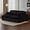 Black, variant on Corduroy Double Lounge Chaise Sofa Indoor, Oversized Upholstered Sleeper Cloud Couch, Sectional Deep Seat Loveseat for Living Room, No Assembly Required, Grey