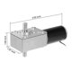 thumbnail image 4 of Motor de engranaje de tornillo doble DC24V 20RPM de alta torsión, 4 of 7