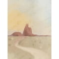 thumbnail image 2 of Prime, Marcus 12x14 White Modern Wood Framed Museum Art Print Titled - Lonely Desert 1, 2 of 4
