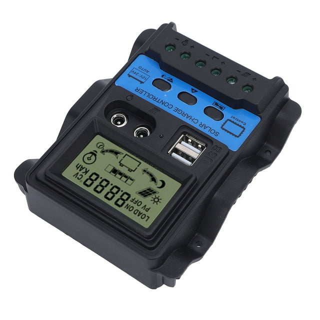 Tecnología De Carga PWM Controlador De Cargador Solar LCD Con Salida USB De 5 V Para Tableta De Teléfono De Energía Solar De 24 V 24 V