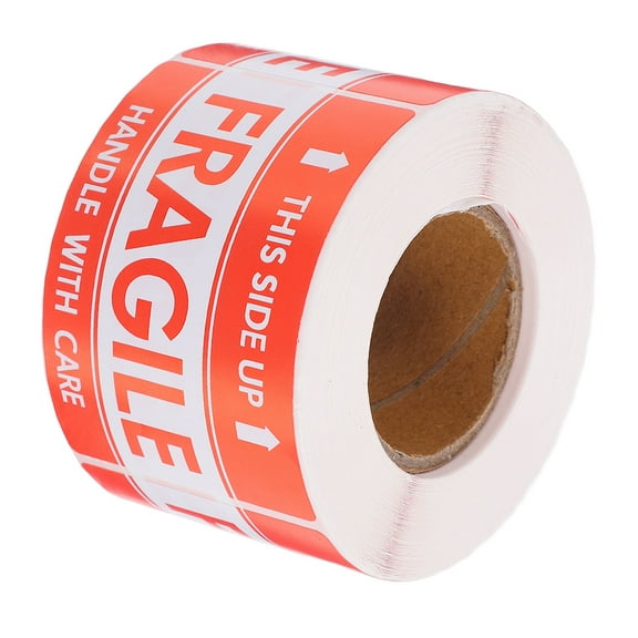 Convex Protective Gear Large Fragile Label Sticker