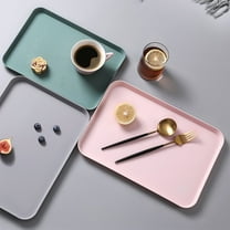 Large Household Fruit Tray Baking Pan, Kitchen Fruit Tray, Serving Tray, Oblong Water Cup Tea Cup Fruit Tray, Centerpiece Tray, Dining Table Tray for Kitchen Counter Decor