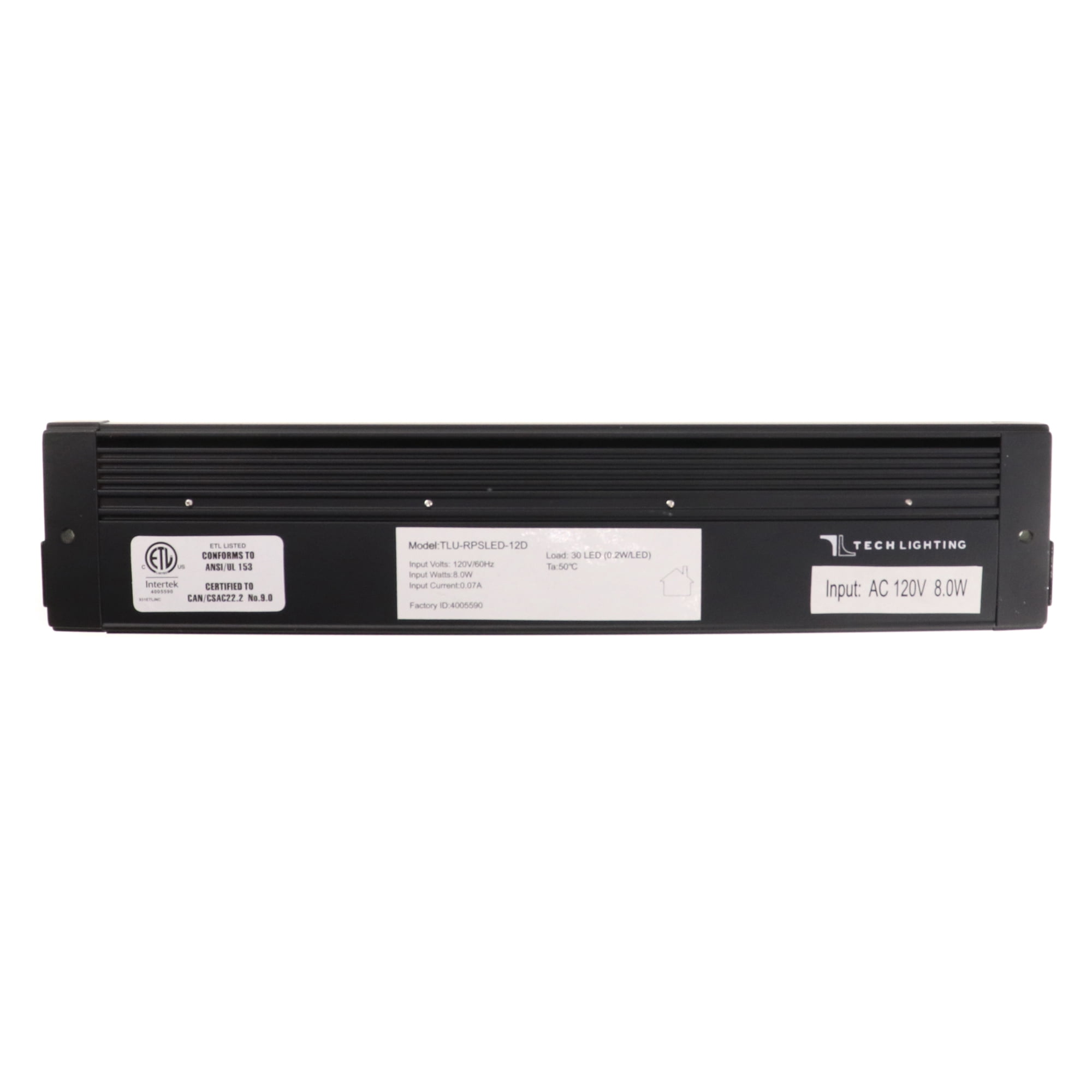 Tech Lighting 700UCF1382B-LED LED Black Under Cabinet Lighting