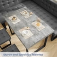 thumbnail image 4 of brafabhome 71.6inch Corner Dining Breakfast Nook with Table and Bench Modern Table Set for Kitchen Dining Room, 4 of 8