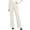 Beige, variant on Dress Pants Women Business Casual Work Pant with Pockets Button High Waist Regular Slacks for Office WH1 XS